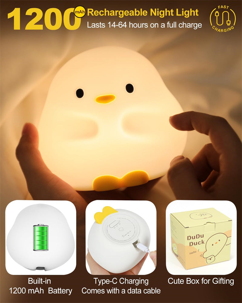 Duck Silicone Touch Night Light product detail