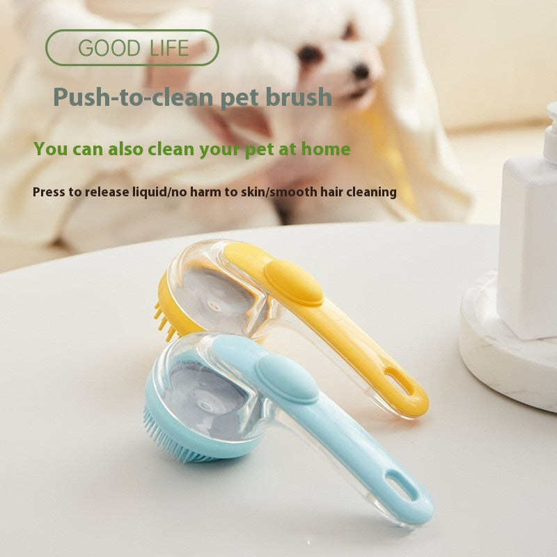 Long Handle Pet Bath Brush for Dogs and Cats product detail