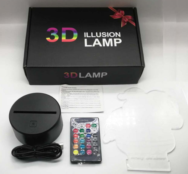 Abstract 3D Acrylic LED Night Light product detail