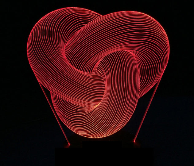 Abstract 3D Acrylic LED Night Light product detail