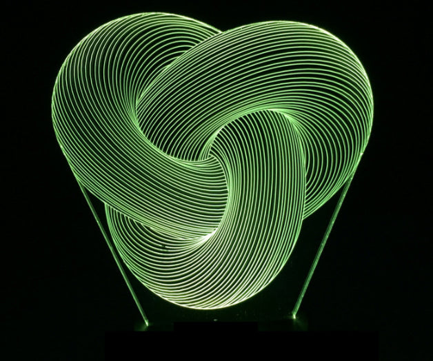 Abstract 3D Acrylic LED Night Light product detail