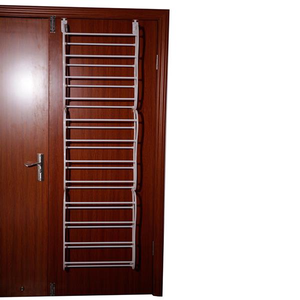 12-Tier Over-the-Door Shoe Organizer Rack product detail