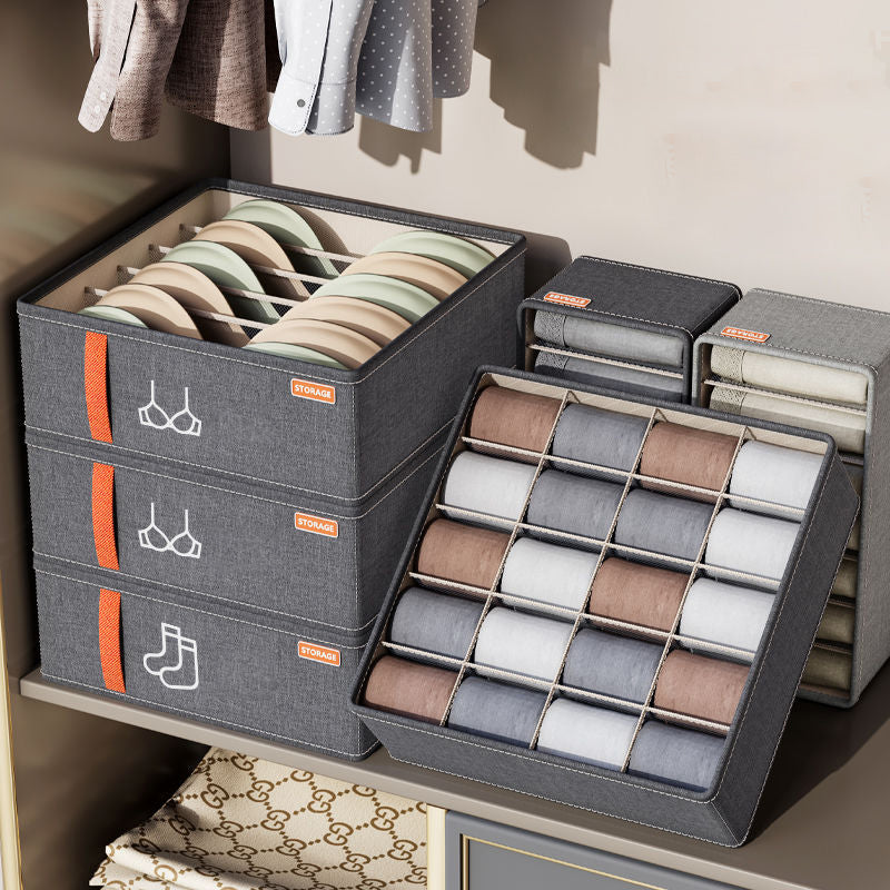 Foldable Underwear and Sock Drawer Organizer