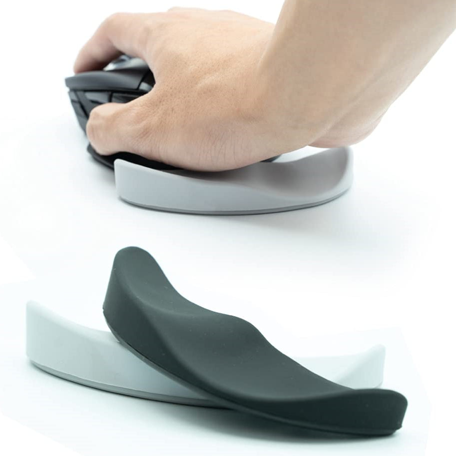 Ergonomic Silicone Mouse Wrist Rest, Black 2-Pack product detail
