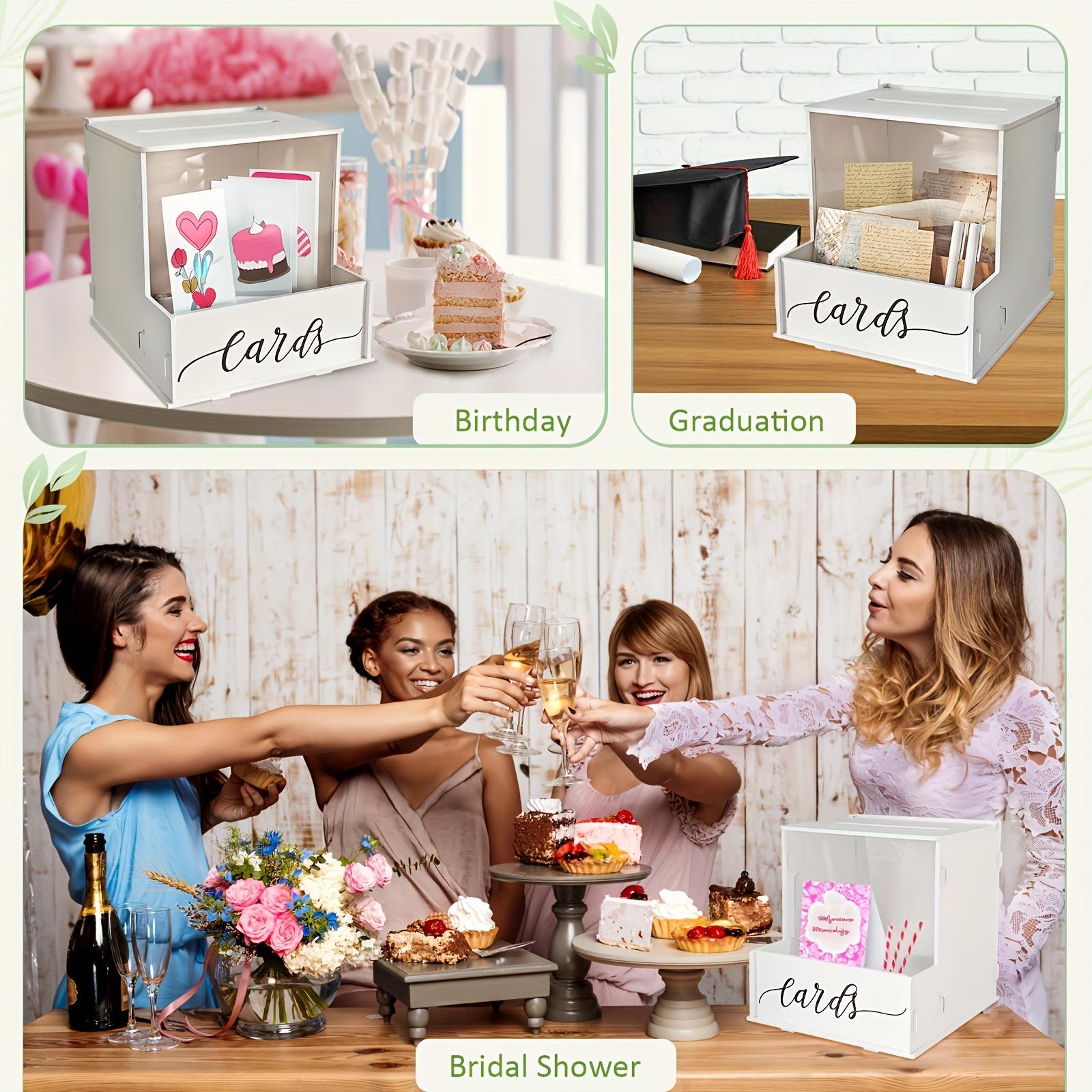 White Lockable Wedding Card Box product detail 3