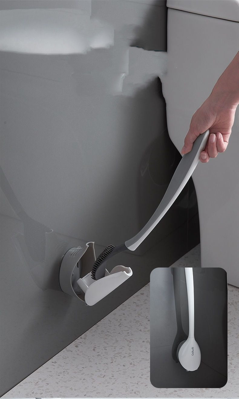 Silicone Bathroom Cleaning Brush Kit Black product detail