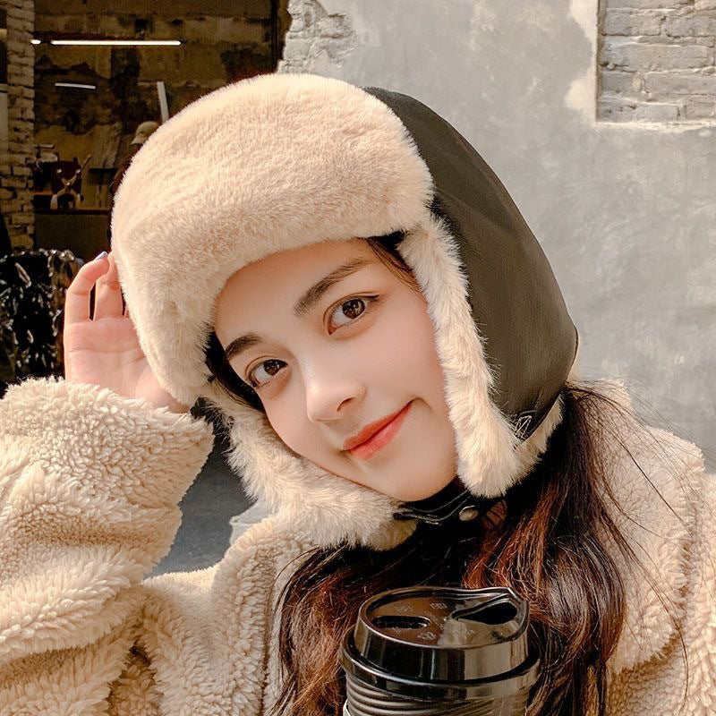 Knitted Windproof Winter Hat, Black