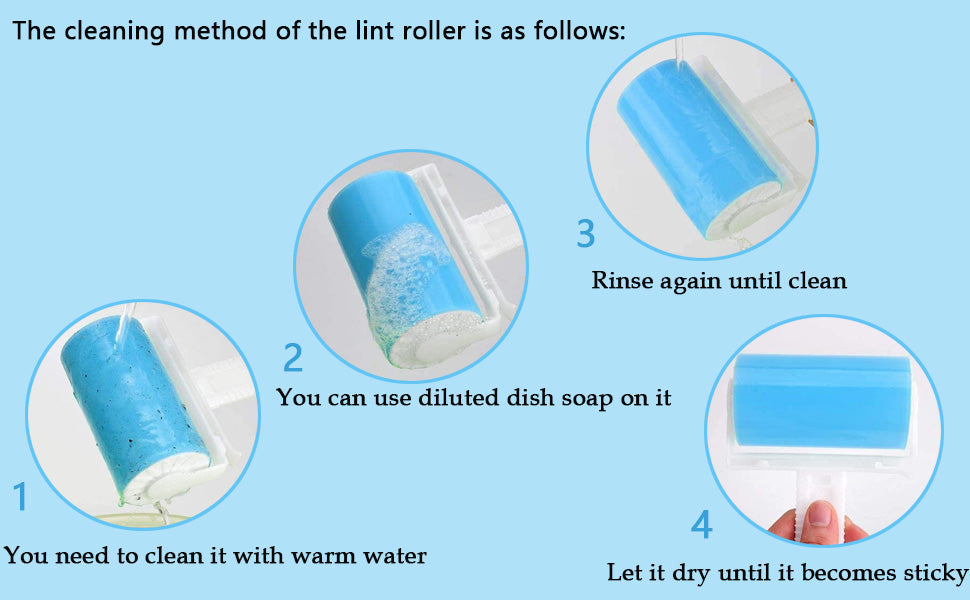 Washable Reusable Pet Hair Lint Roller product detail