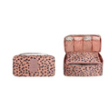 Leopard Print Travel Underwear Organizer Bag