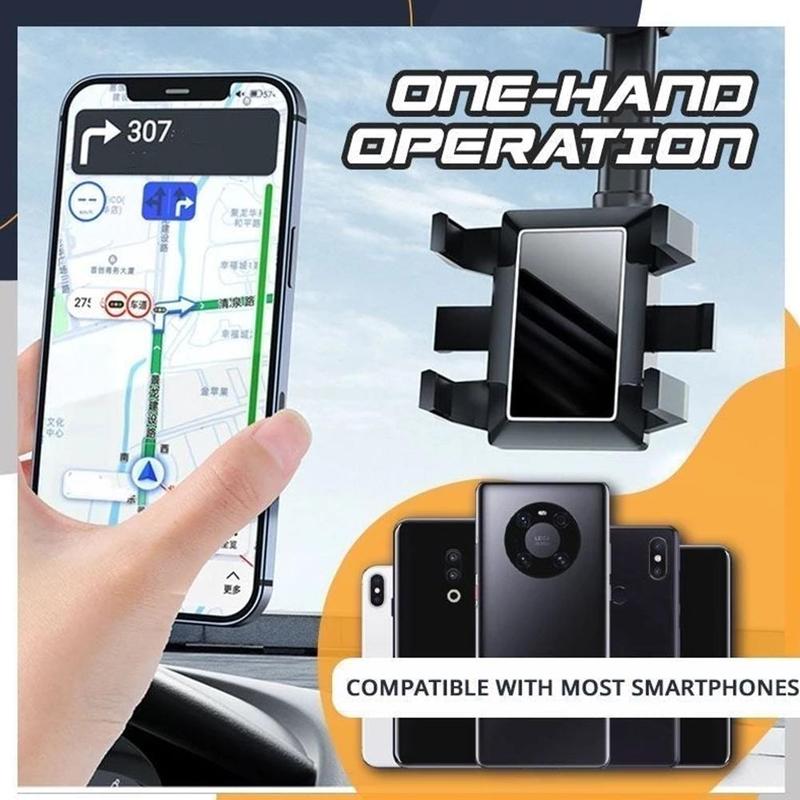 360-Degree Rearview Mirror Phone Holder product detail