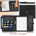 Leather Business Document Organizer Portfolio