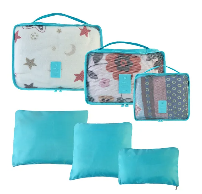 9-Piece Water-Resistant Packing Cube Set detail 3