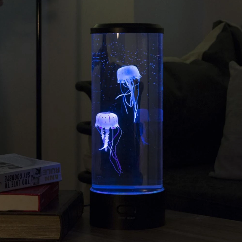 LED Jellyfish Aquarium Night Light, Black product detail