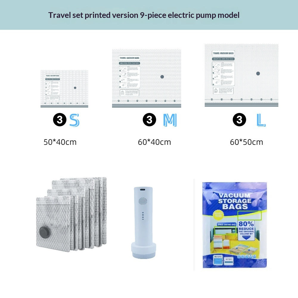 Vacuum Storage Bag Set with Electric Pump product detail