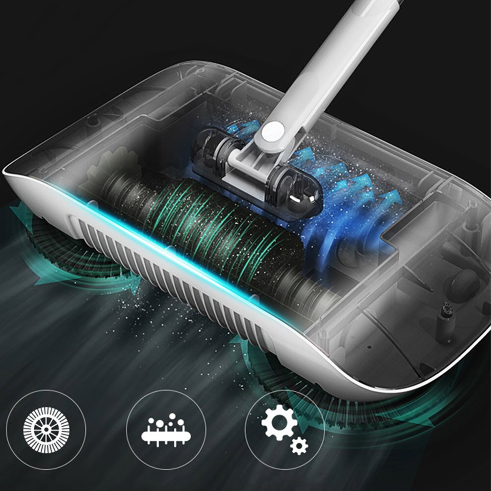 Manual Floor Sweeper with Mop and Dustpan product detail