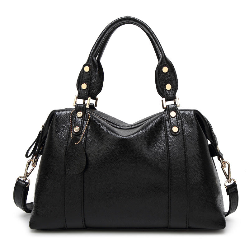 Women's PU Leather Shoulder Handbag