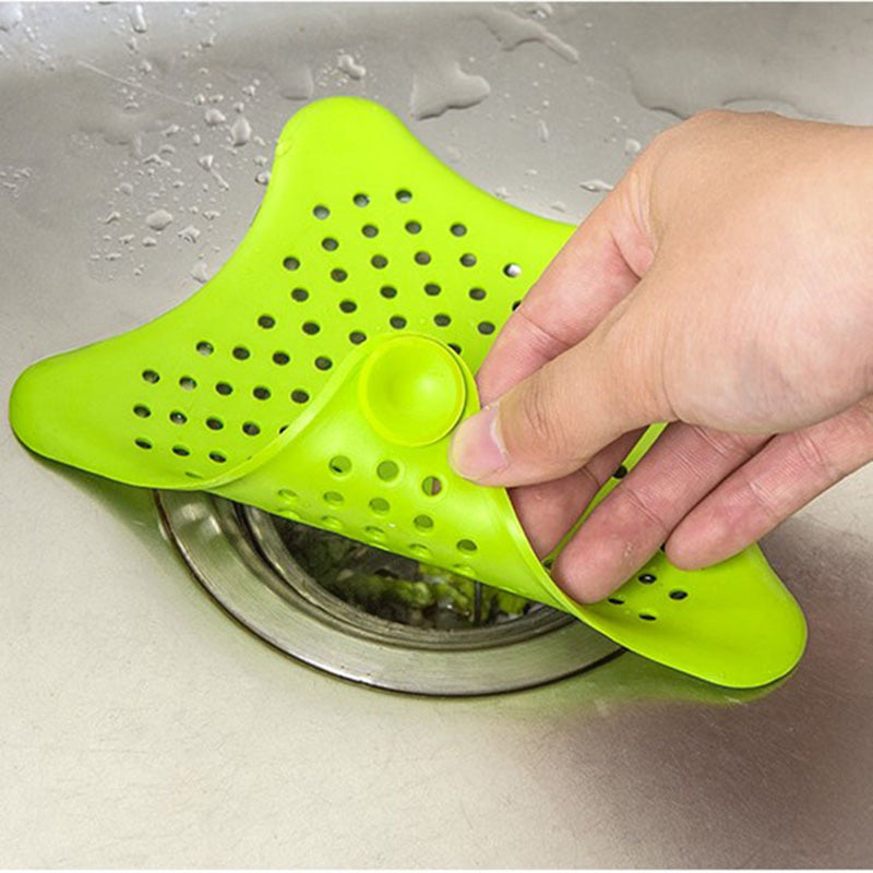 3-Pack Starfish Sink Hair Catcher Set - Blue product detail