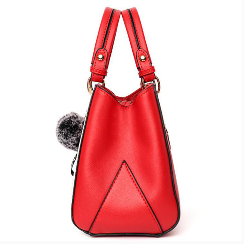 Women's Patchwork Tote and Crossbody Handbag product detail