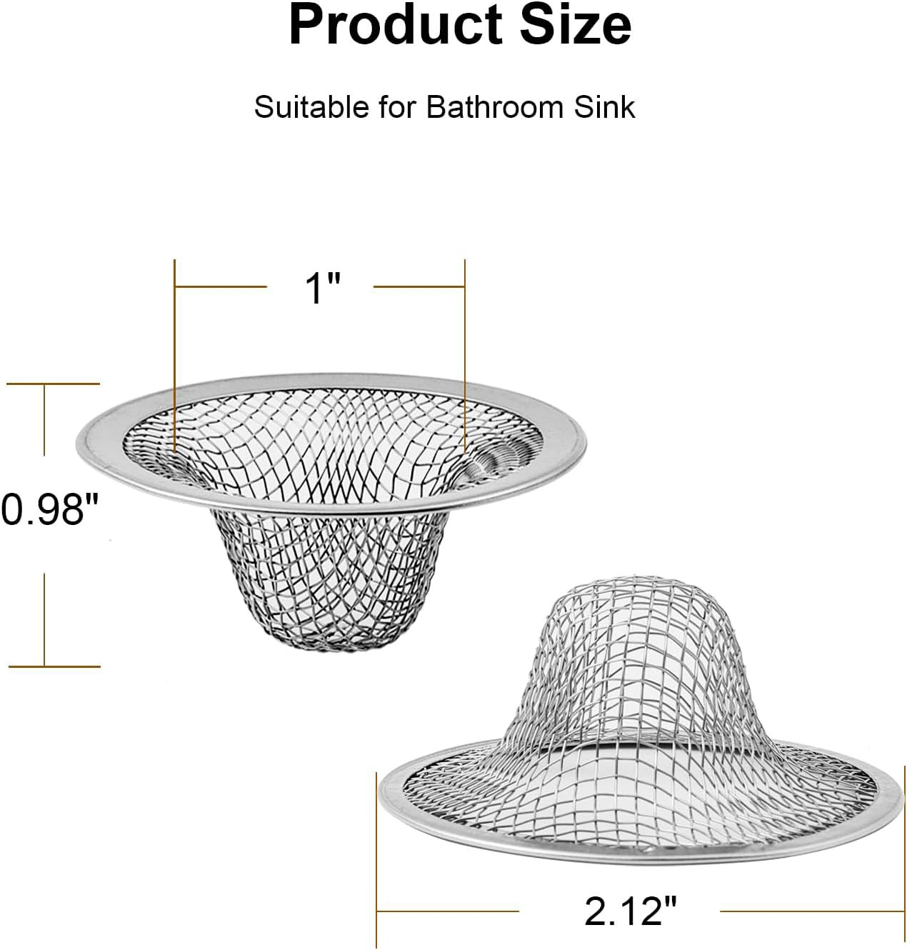 6-Pack Mesh Sink Drain Strainers product detail