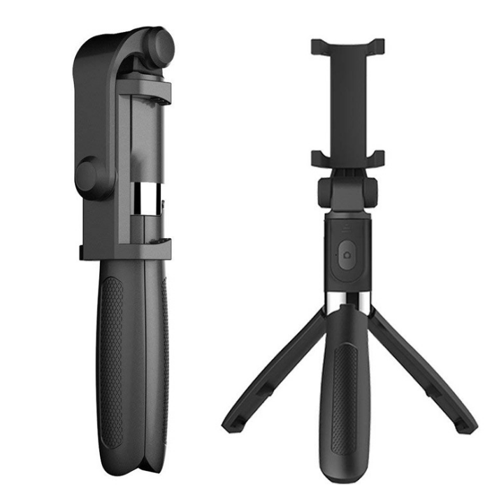 Universal Bluetooth Tripod Selfie Stick, Black