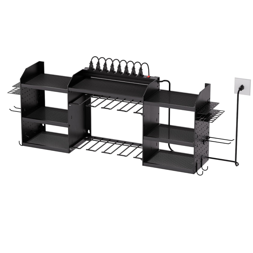 3-Layer Power Tool Organizer with Charging Station