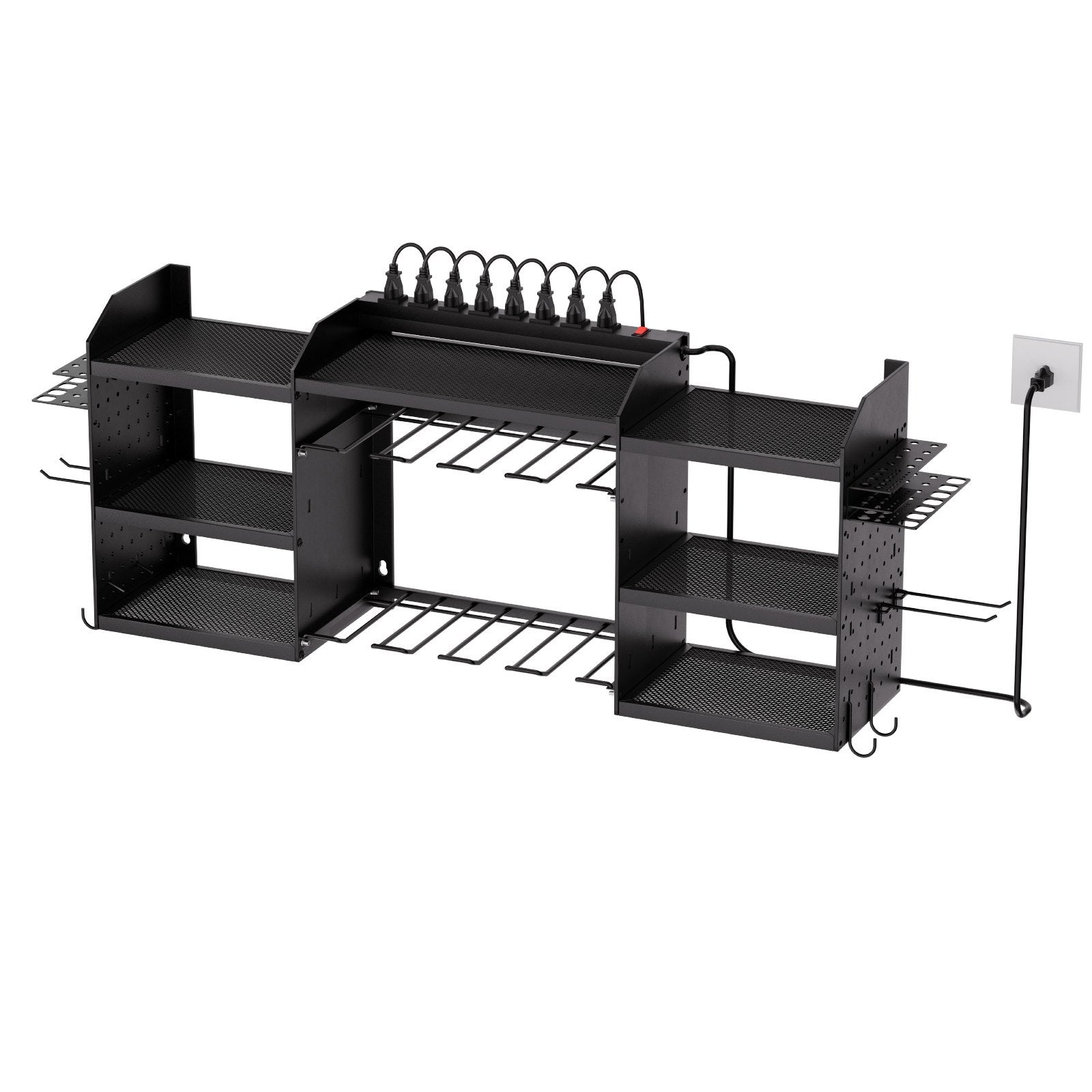 3-Layer Power Tool Organizer with Charging Station