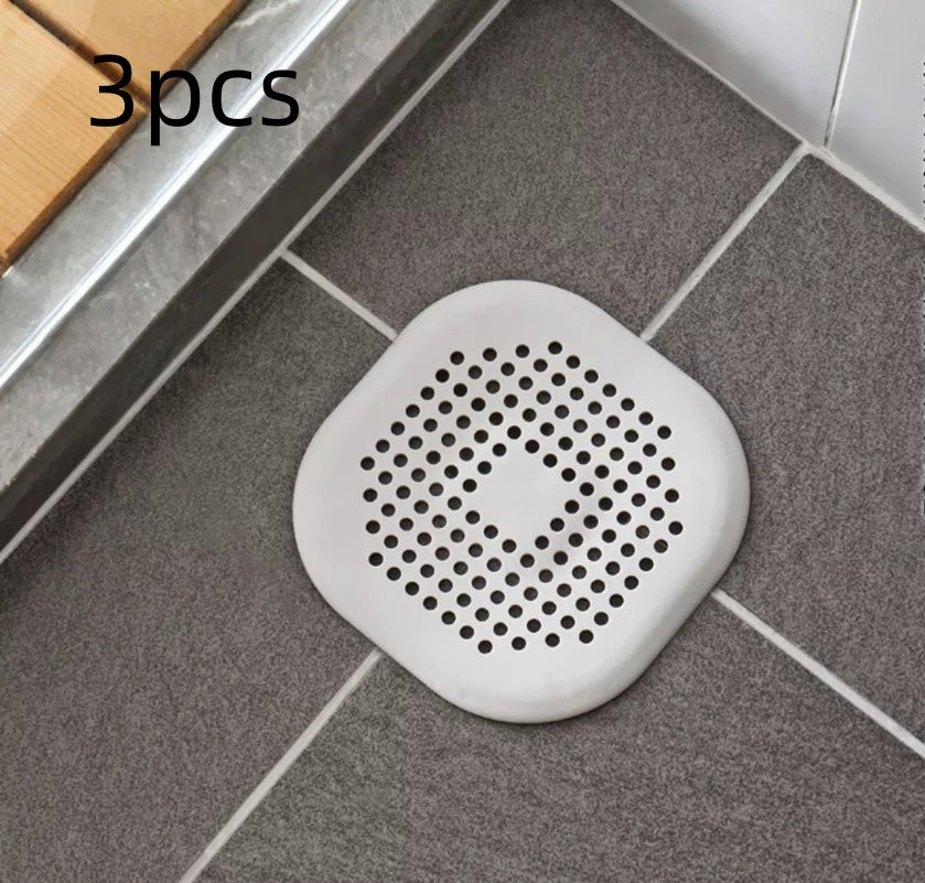 Silicone Sink Hair Catcher and Drain Strainer Gray product detail