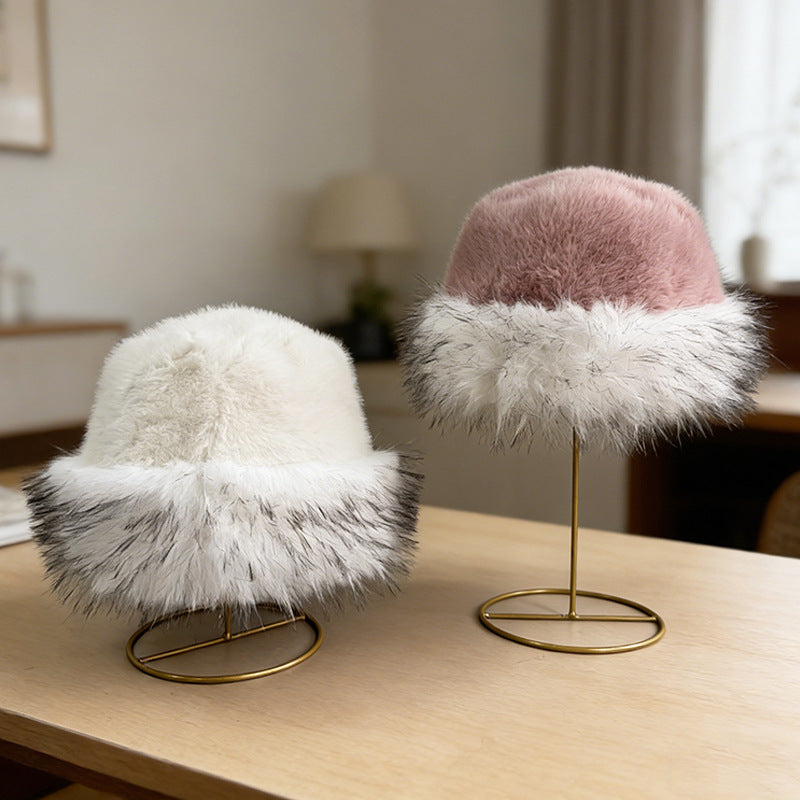 Plush Fisherman Hat, Black product detail