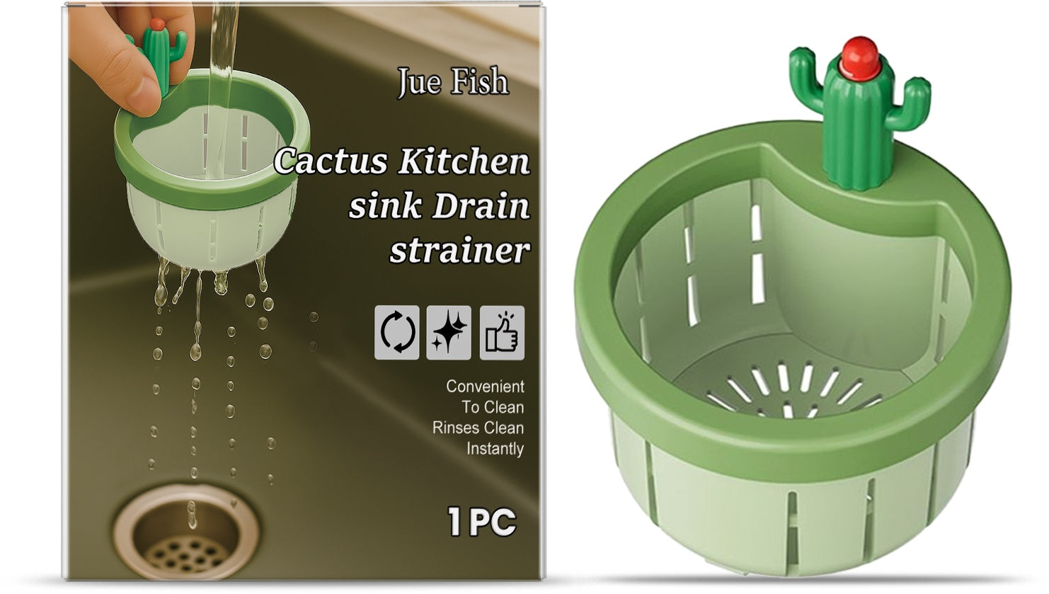 Cactus Kitchen Sink Drain Strainer