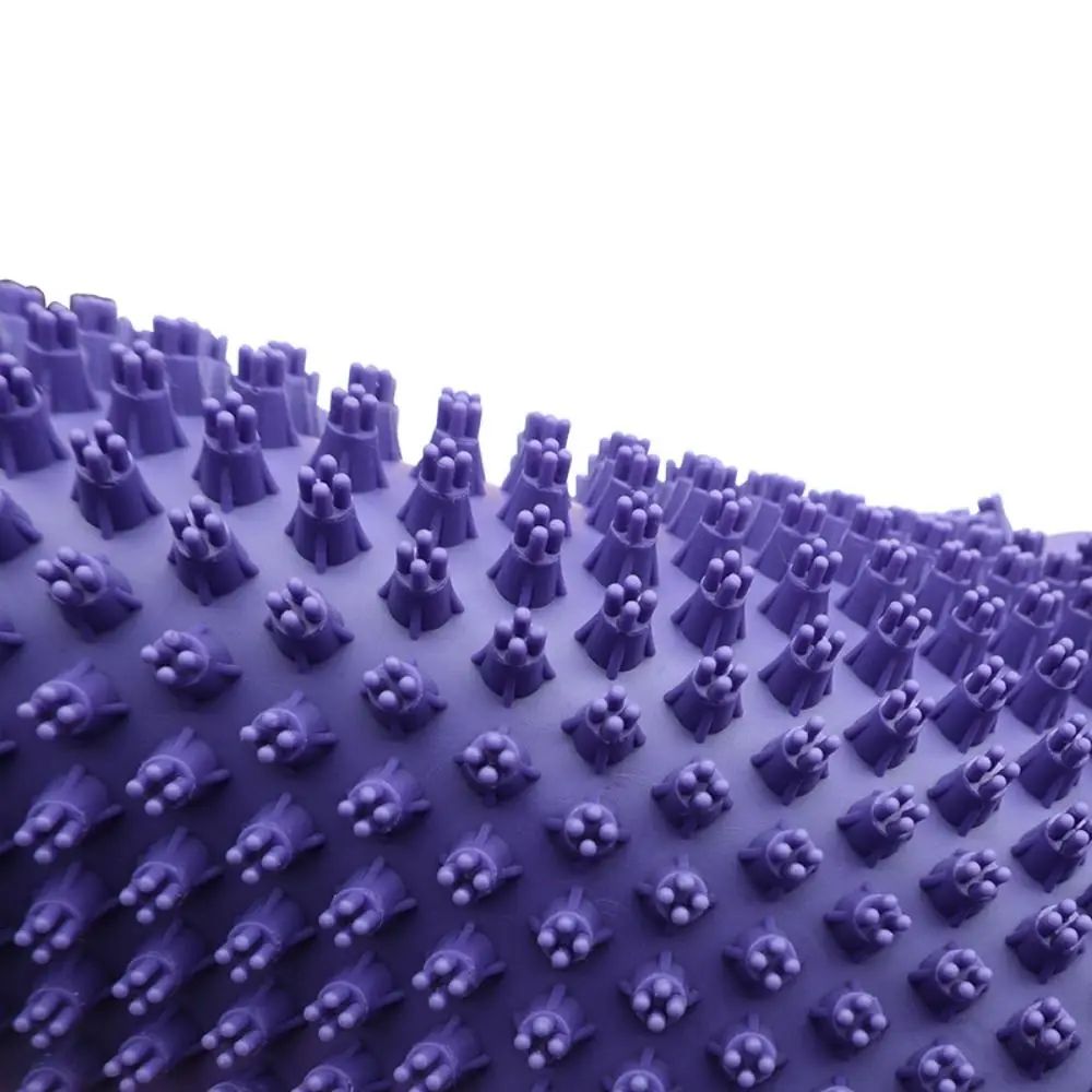 Dual-Sided Pet Shampoo Massage Brush - Purple product detail