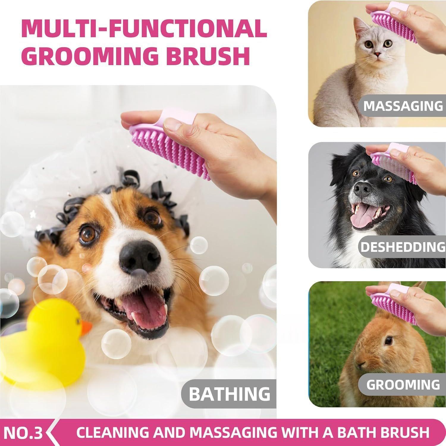 Pet Grooming and Bathing Brush Set product detail