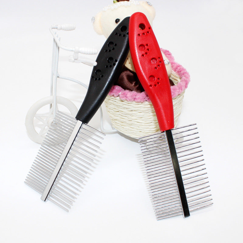 Pet Grooming Massage Brush, Red product detail
