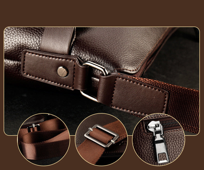 Men's PU Leather Messenger Bag product detail