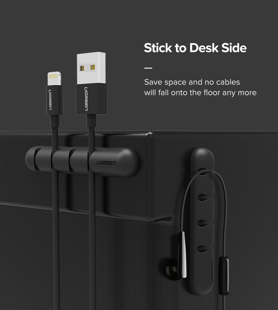 Desktop Cable Organizer Clips, 3-Pack product detail