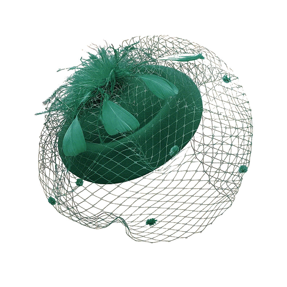 Women's Horse Racing Feather Hairband, Black product detail