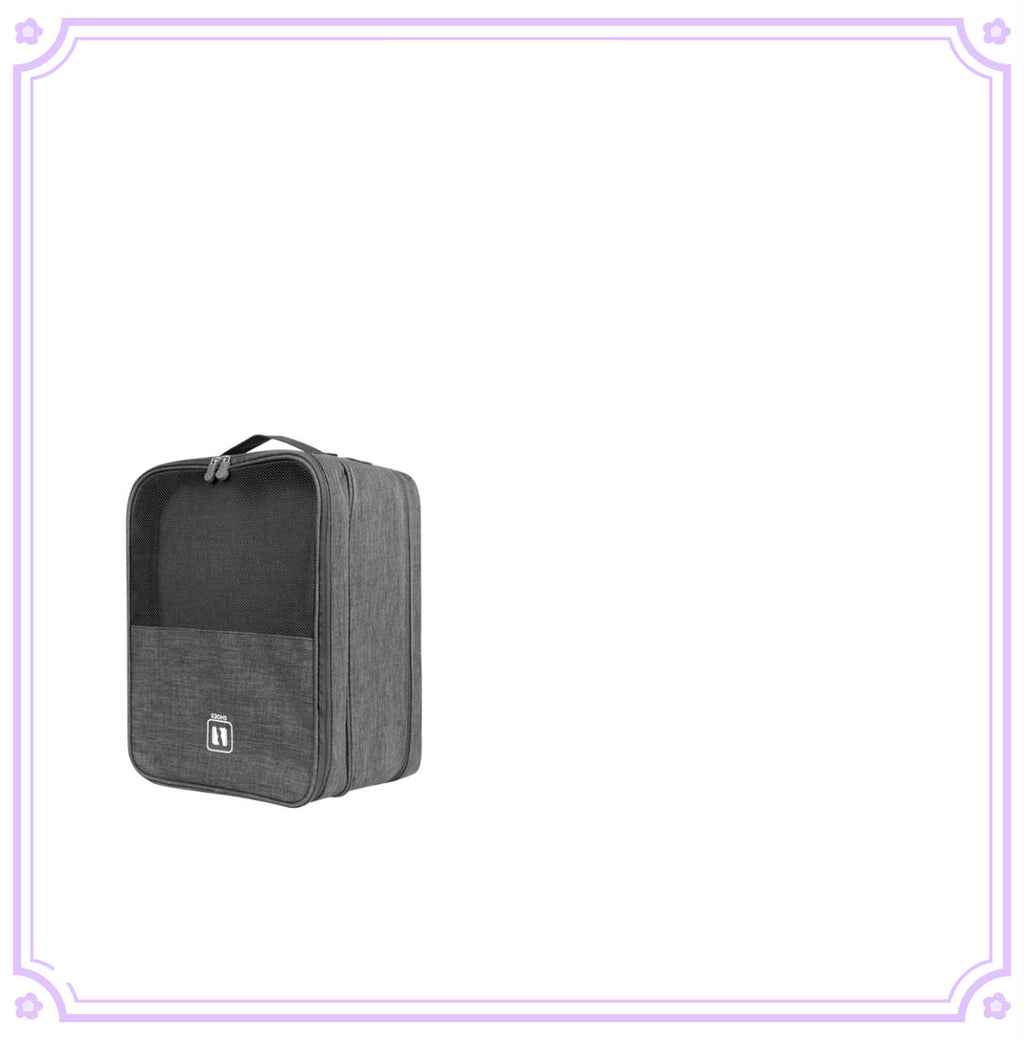 Portable Dust-Proof Travel Shoe Bag Black product detail