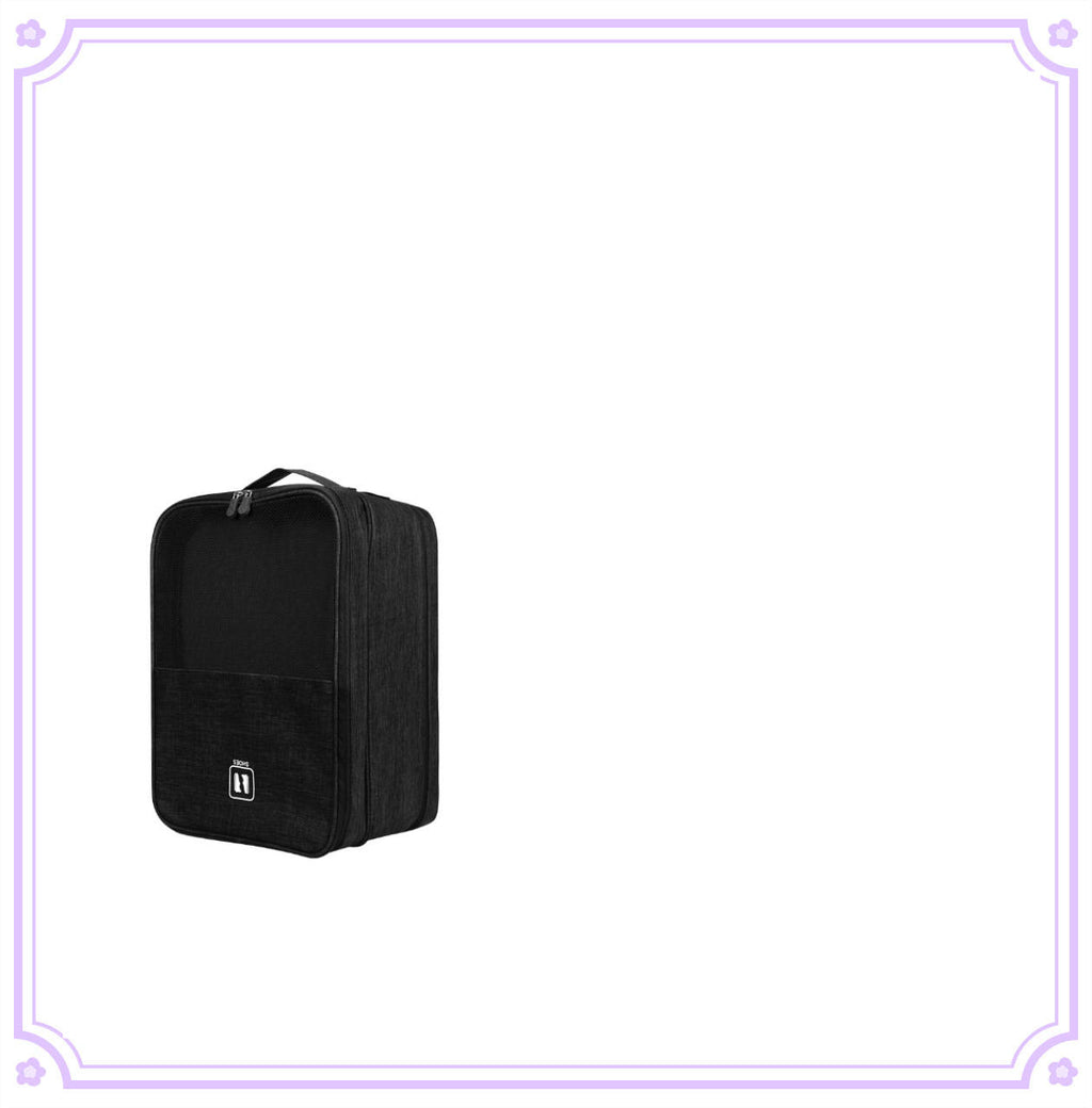 Portable Dust-Proof Travel Shoe Bag Black product detail