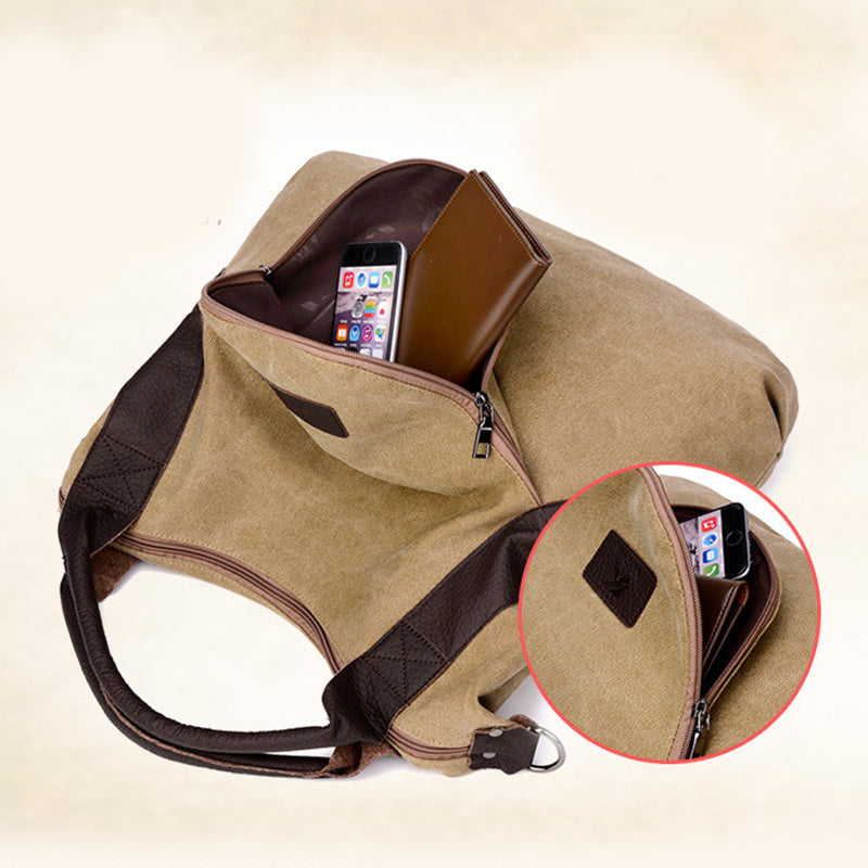 Vintage Canvas Shoulder Crossbody Bag for Women product detail