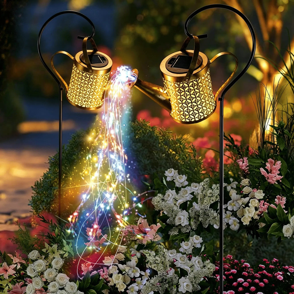 Colorful Solar Watering Can Garden Lights product detail 2