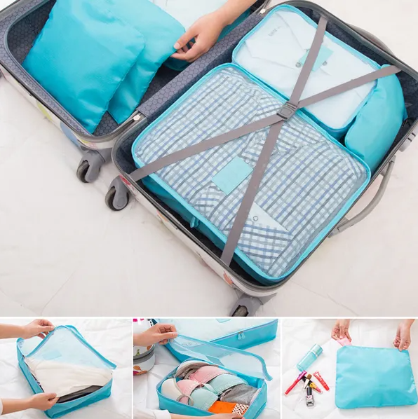 9-Piece Water-Resistant Packing Cube Set detail 5