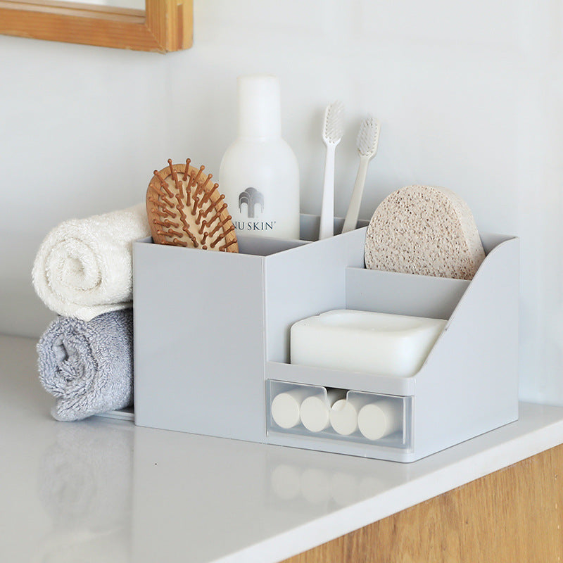 Desktop File Organizer Box, Beige product detail