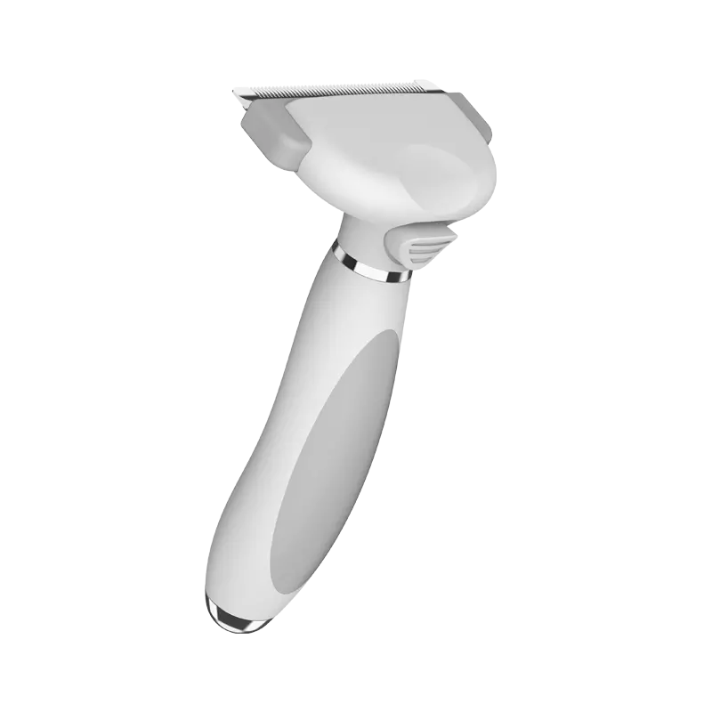 Pet Grooming and Deshedding Tool, White
