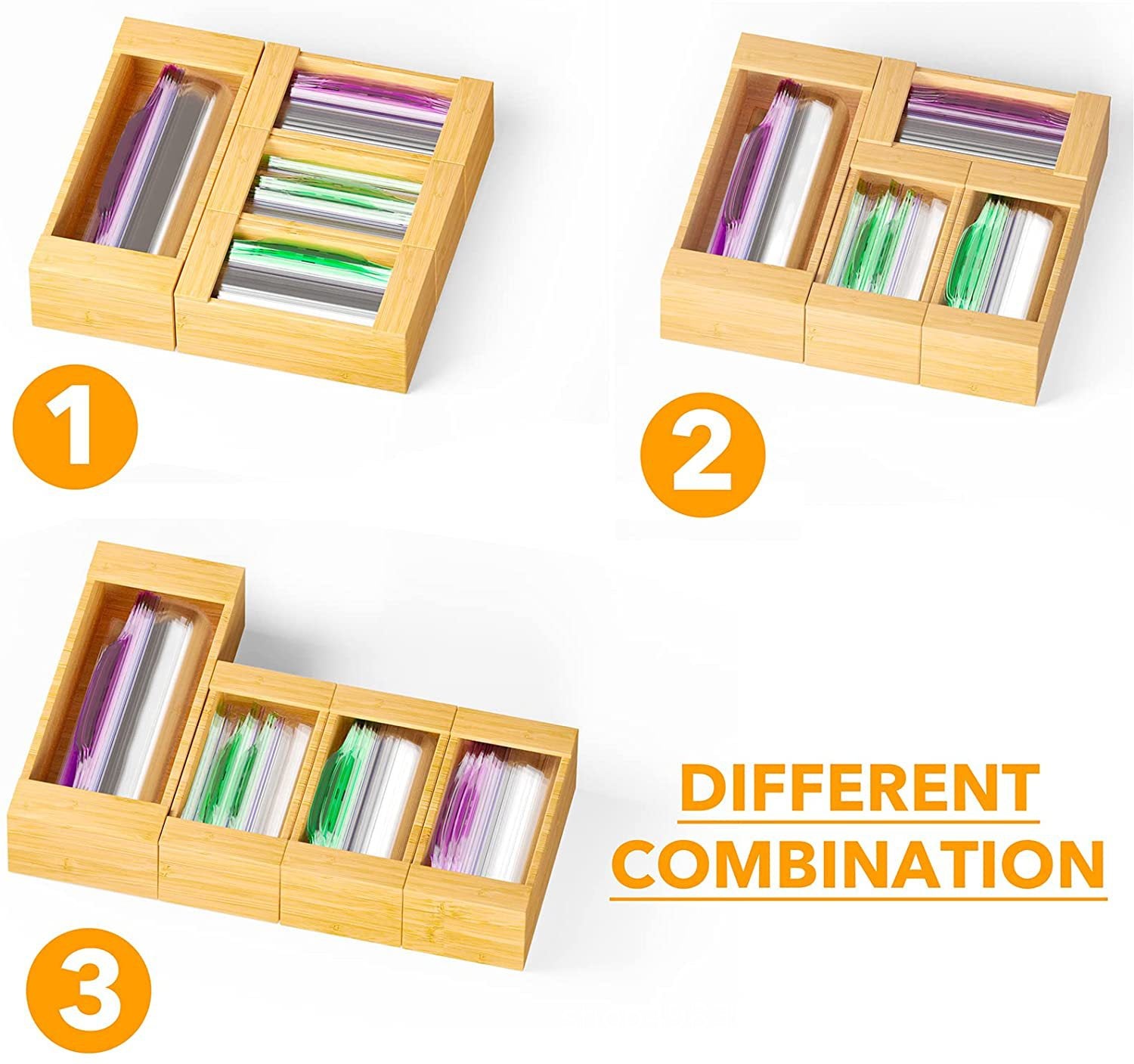 Kitchen Wrap and Foil Drawer Organizer product detail