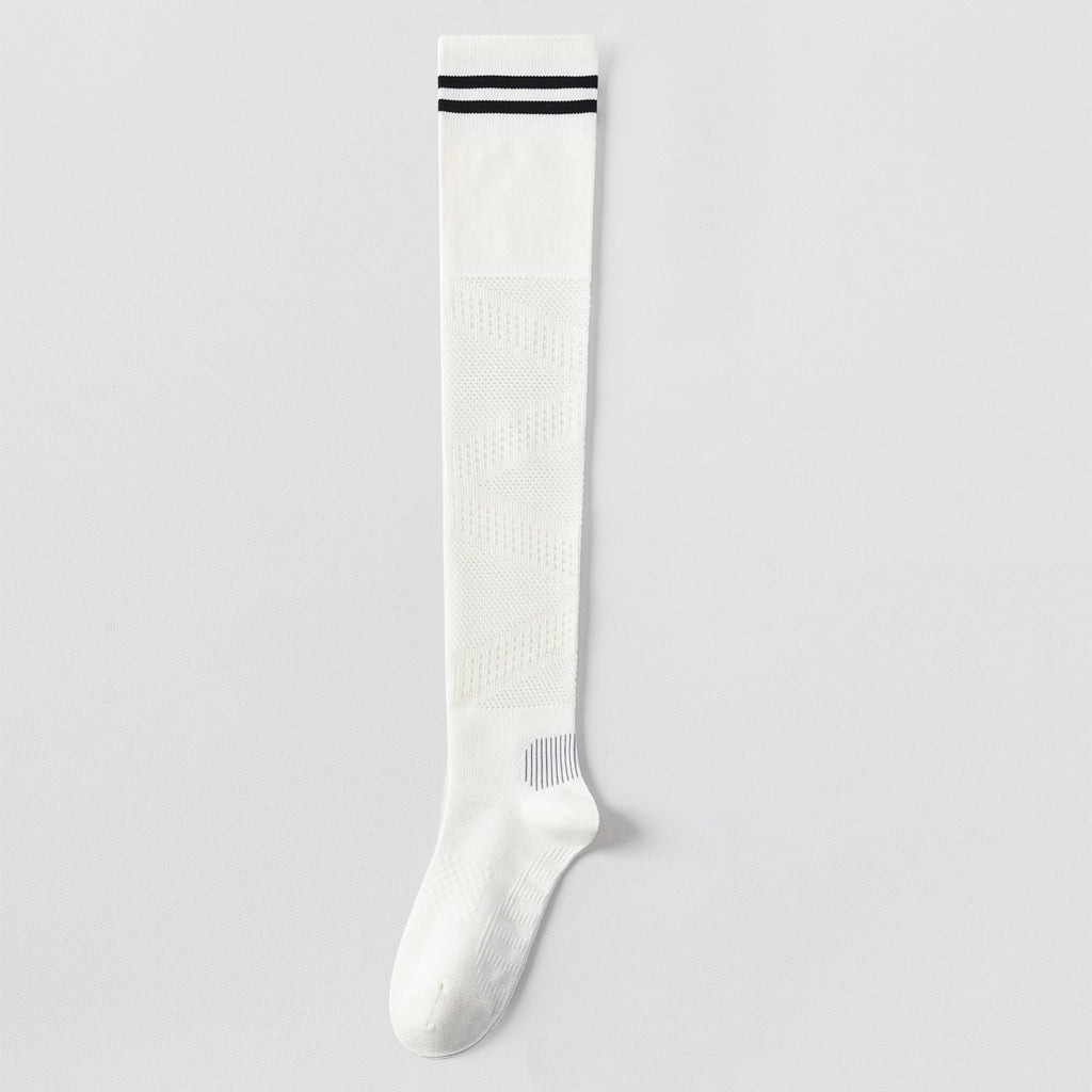 Low-Pressure Athletic Knee-High Socks, Black product detail