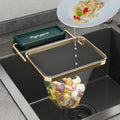 Foldable Kitchen Sink Strainer Rack with Mesh Bags