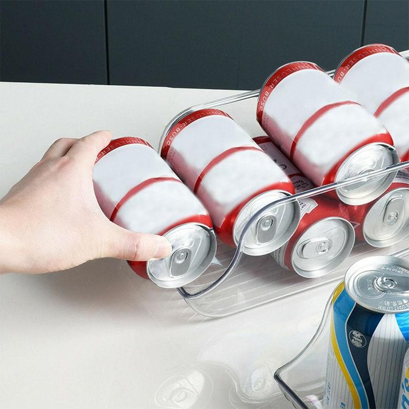 Clear Refrigerator Beverage Can Organizer product detail
