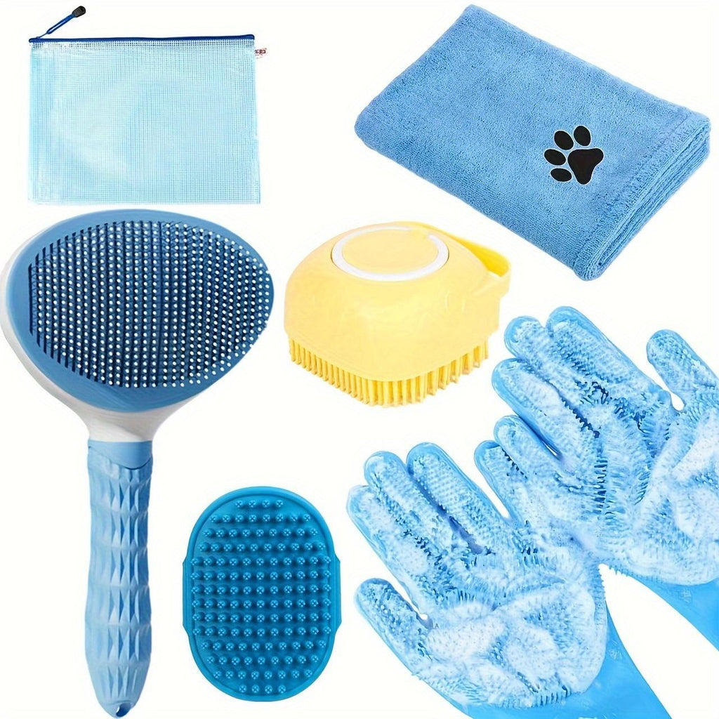 Pet Grooming and Bathing Brush Set product detail