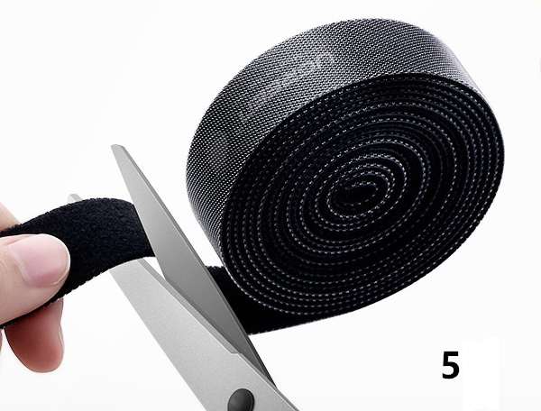5m Reusable Hook-and-Loop Cable Management Roll product detail