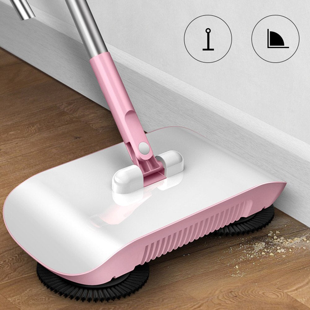 Manual Floor Sweeper with Mop and Dustpan product detail