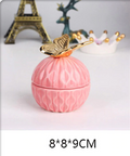 Ceramic Covered Jewelry Storage Box